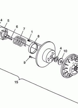 DRIVEN CLUTCH - H975677 (4937963796C002)