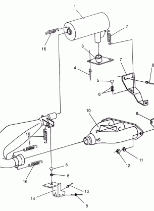 EXHAUST SYSTEM - 0976676 (4937753775C004)