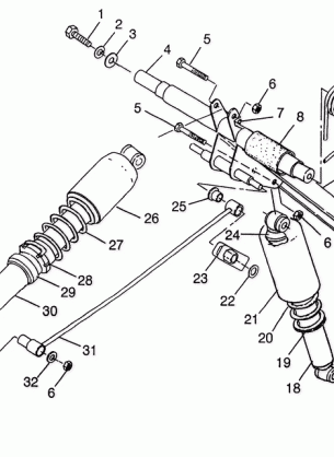 REAR TORQUE ARM RXL 0976768 (4938523852B013)