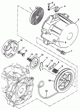 RECOIL STARTER ULTRA 0976778 and EUROPEAN ULTRA E976778 (4938053805D001)