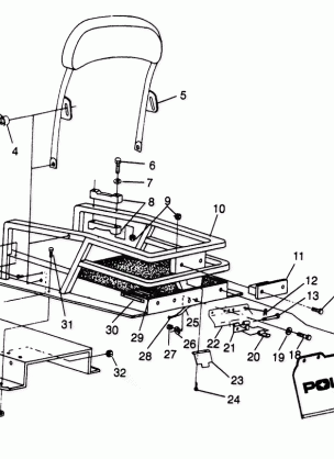 CARGO RACK TRAN SPORT 0970143 and EUROPEAN TRAN SPORT E970143 (4938293829A006)