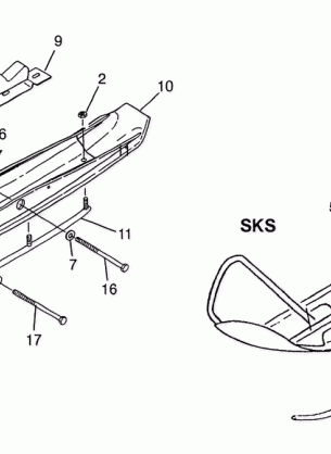 SKI 700 RMK 0970966 700 SKS 0970566 and EUROPEAN 700 SKS E970566 (4938573857B003)