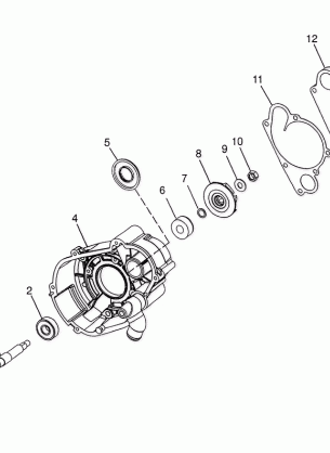 WATER PUMP 700 RMK 0970966 700 SKS 0970566 and EUROPEAN 700 SKS E970566 (4938573857C008)