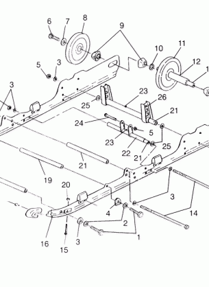 SUSPENSION (SKS / RMK) 500 SKS 0972564 EUROPEAN 500 SKS E972564 and 500 RMK (4938393839C001)