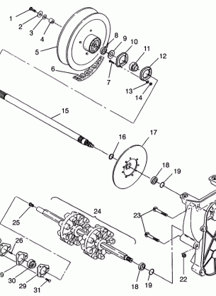 DRIVE TRAIN LITE GT 0973133 and EUROPEAN LITE GT E973133 (4938253825B006)