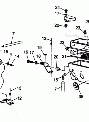 OIL TANK / AIR BOX XLT TOURING 0973357 and EUROPEAN XLT TOURING E973357 (4937723772C006)