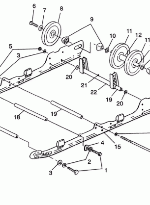 SUSPENSION 600 XCR 0975677 600 XCR SE H975677 and EUROPEAN 600 XCR SE E975 (4937963796B011)