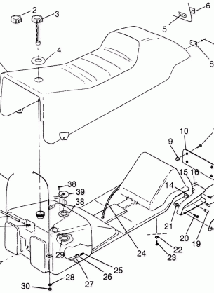 SEAT and GAS TANK ULTRA SPX 0975678 ULTRA SPX SE H975678 and EUROPEAN ULTR (4939533953A006)