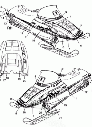 DECALS SUPER SPORT 0970761 (4937643764A011)