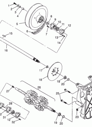 DRIVE TRAIN SUPER SPORT 0970761 (4937643764B007)