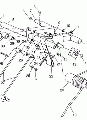 REAR TORQUE ARM SUPER SPORT 0970743 (4937643764B012)