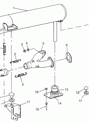 EXHAUST SYSTEM SUPER SPORT 0970761 (4937643764C002)