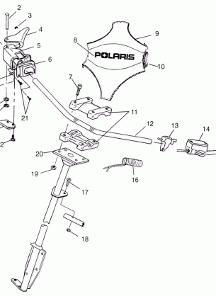 STEERING - HANDLEBAR SUPER SPORT 0970761 (4937643764B003)