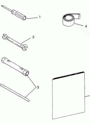 TOOL KIT SUPER SPORT 0970761 (4937643764C004)