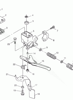 MASTER CYLINDER SUPER SPORT 0970761 (4937643764A014)