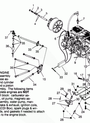 ENGINE MOUNTING XLT 0970756 XLT SKS 0970556 and XLT RMK 0970956 (4937693769C008)