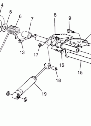 REAR TORQUE ARM TRAN SPORT 0960143 and EURO TRAN SPORT E960143 (4932273227B013)