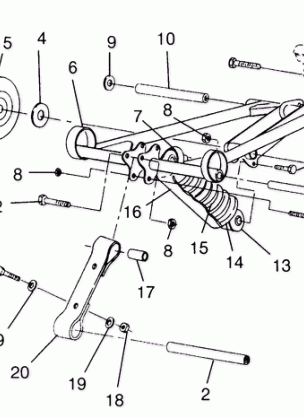 FRONT TORQUE ARM TRAN SPORT 0960143 and EURO TRAN SPORT E960143 (4932273227B012)