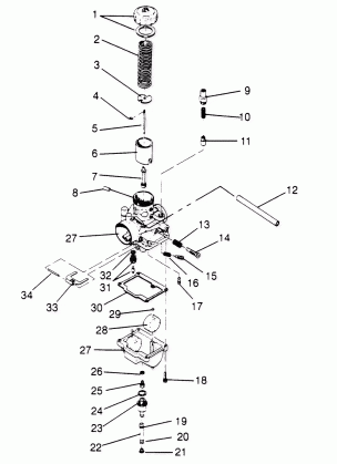 CARBURETOR 440 0962760 (4931743174C009)