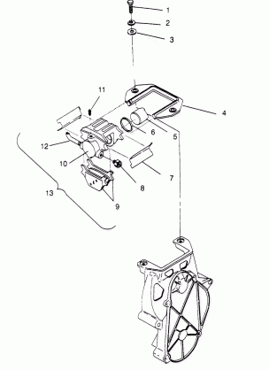 BRAKE ASSEMBLY 500 CARB 0962764 500 CARB SKS 0962564  500 CARB SKS E96256 (4931873187B008)