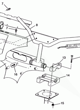 STEERING - HANDLEBAR 500 CARB 0962764 500 CARB SKS 0962564 EUROPEAN 500 C (4931873187B003)