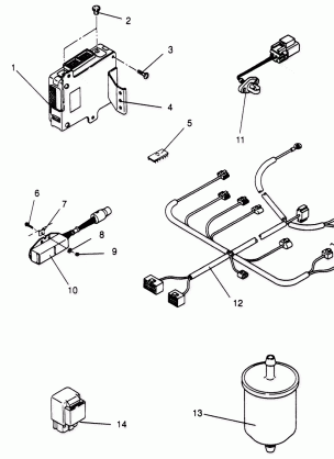 EFI PARTS 500 EFI SKS 0962574 500 EFI RMK 0962974 and EUROPEAN 500 EFI SK (4931983198D003)