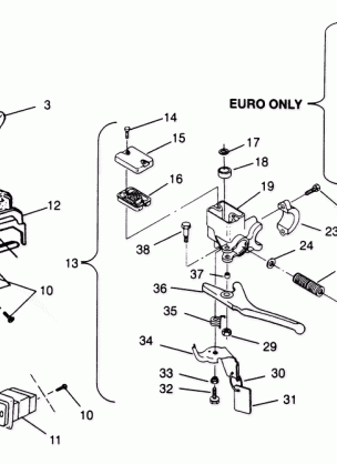 CONTROLS XLT TOURING 0963357 and EUROPEAN XLT TOURING E963357 (4931923192B006)