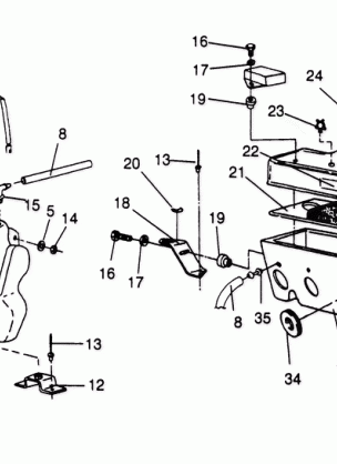 OIL TANK / AIR BOX XLT TOURING 0963357 and EUROPEAN XLT TOURING E963357 (4931923192C006)