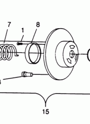 DRIVEN CLUTCH XLT TOURING 0963357 and EUROPEAN XLT TOURING E963357 (4931923192C002)