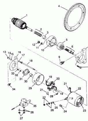 STARTING MOTOR XLT TOURING 0963357 and EUROPEAN XLT TOURING E963357 (4931923192D002)