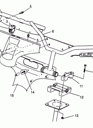 STEERING - HANDLEBAR XLT TOURING 0963357 and EUROPEAN XLT TOURING E963357 (4931923192B004)