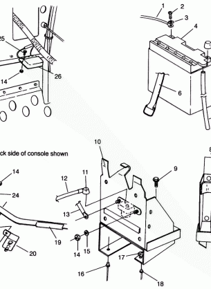 BATTERY BOX XLT TOURING  0963357 and EUROPEAN XLT TOURING  E963357 (4931923192C003)