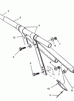 FRONT TORQUE ARM XLT TOURING 0963357 and EUROPEAN XLT TOURING E963357 (4931923192B013)