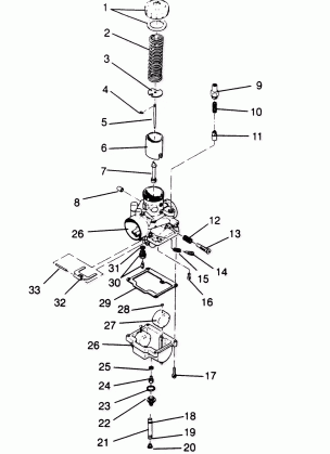 CARBURETOR XLT TOURING 0963357 and EUROPEAN XLT TOURING E963357 (4931923192C011)