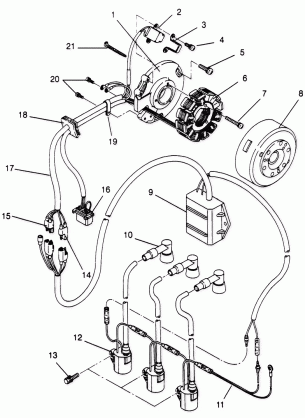 MAGNETO XLT TOURING  0963357 and EUROPEAN XLT TOURING  E963357 (4931923192C014)