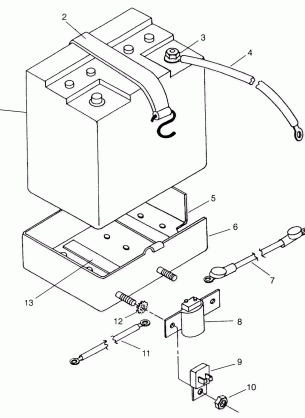 BATTERY BOX LITE DELUXE 0963431 (4931663166A014)