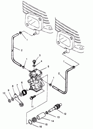 OIL PUMP LITE 0963433 EURO LITE E963433 and LITE DELUXE 0963431 (4931663166C008)