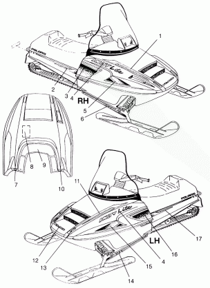 DECALS LITE 0963433 and EURO LITE E963433 (4931663166A011)