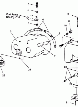 OIL TANK  /  AIR BOX LITE 0963433 EURO LITE E963433 and LITE DELUXE 0963431 (4931663166C002)