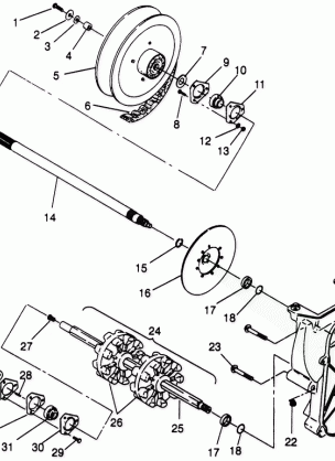 DRIVE TRAIN LITE 0963433 EURO LITE E963433 and LITE DELUXE 0963431 (4931663166B007)