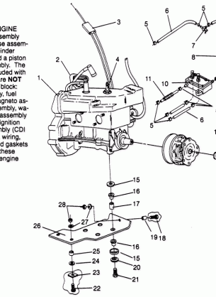 ENGINE MOUNTING LITE 0963433 EURO LITE E963433 and LITE DELUXE 0963431 (4931663166B014)