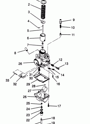 CARBURETOR LITE 0963433 EURO LITE E963433 and LITE DELUXE 0963431 (4931663166C007)