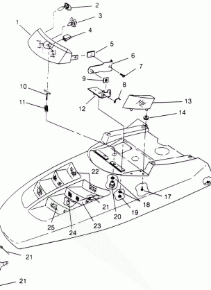 HOOD / HEADLIGHT CLASSIC 0963865 (4935383538A012)