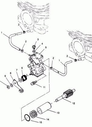 OIL PUMP SPORT 0960443 SPORT TOURING 0960243  and EUROPEAN SPORT TOURING E (4932223222D002)