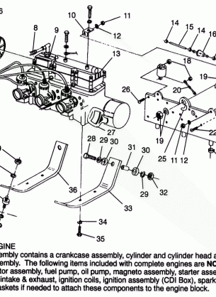 ENGINE MOUNTING 600 XCR SP 0965677 and EUROPEAN 600 XCR SP E965677 (4932063206C004)