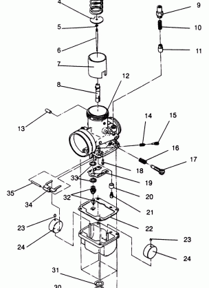 CARBURETOR ASSEMBLY Storm 0965782 Storm SKS 0965582 Euro Storm E965782 E (4931593159D005)