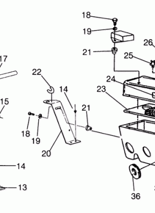 OIL TANK / AIR BOX XLT SP 0966676 and EUROPEAN XLT SP E966676 (4931703170C004)