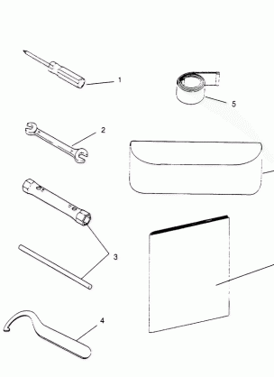 TOOL KIT XLT SP 0966676 and  EUROPEAN XLT SP E966676 (4931703170C005)