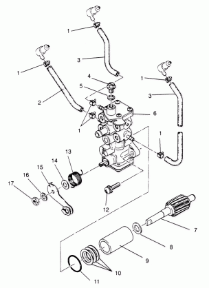 OIL PUMP RXL 0966768 (4932033203C011)