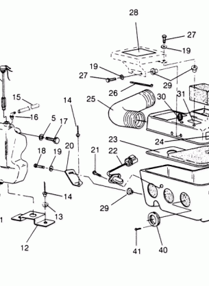 OIL TANK  /  AIR BOX  RXL 0966768 (4932033203C004)